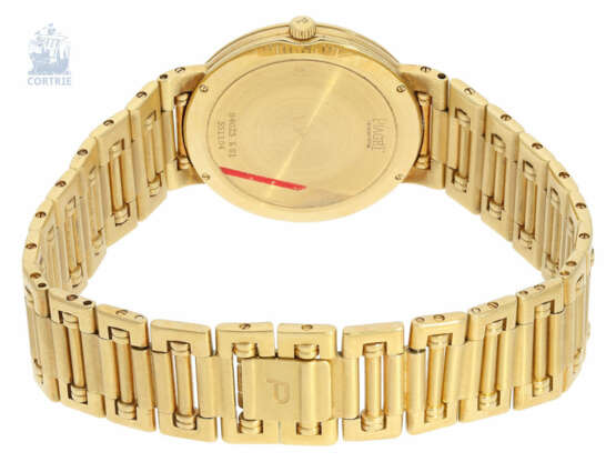 Armbanduhr: luxuriöse, super flache vintage Herrenuhr von Piaget, Ref. 84023 "Dancer", 80er Jahre - Foto 4