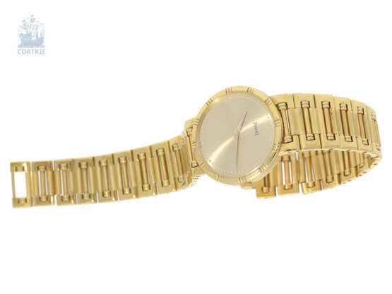 Armbanduhr: luxuriöse, super flache vintage Herrenuhr von Piaget, Ref. 84023 "Dancer", 80er Jahre - фото 7