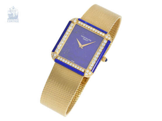 Armbanduhr: vintage Patek Philippe Luxus-Herrenuhr Ref.3727/4, ca.1975, lediglich 20 Stück wurden gefertigt, inkl. Patek Philippe Echtheits-Bestätigung - Foto 1
