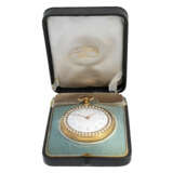Taschenuhr: bedeutende Gold/Emaille-Taschenuhr mit Diamant- und Perlbesatz, zugeschrieben Jean-Antoine Lépine, um 1800 - фото 6