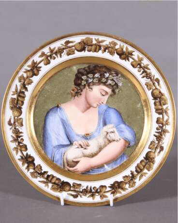 «Plaque de l'Europe début du XIXE siècle la porcelaine» - photo 1