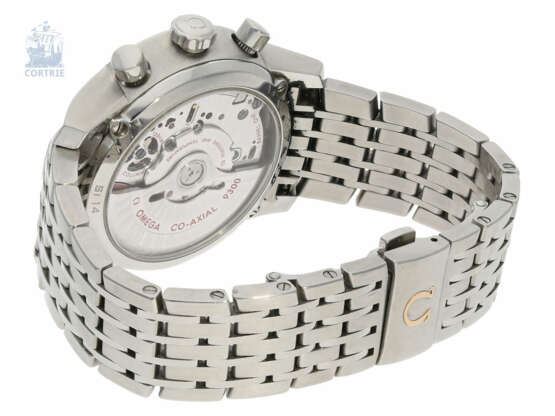 Armbanduhr: sportlicher Chronograph, Omega De Ville Co-Axial Automatik-Chronometer in Edelstahl - photo 2