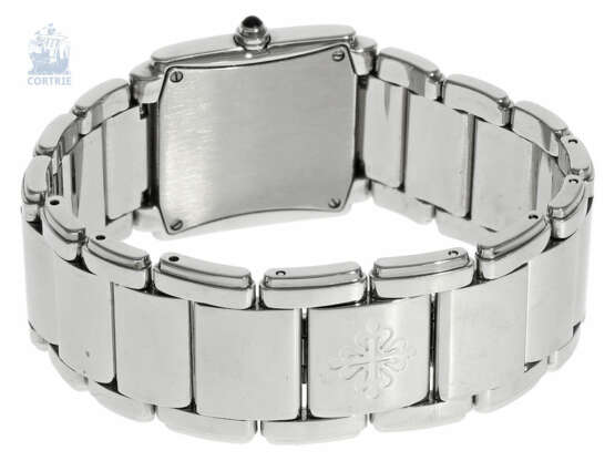 Armbanduhr: luxuriöse Patek Philippe Damenuhr Ref.4910/10A-010 "Twenty~4 Diamonds " mit Originalbox und Originalpapieren von 2011 - photo 4