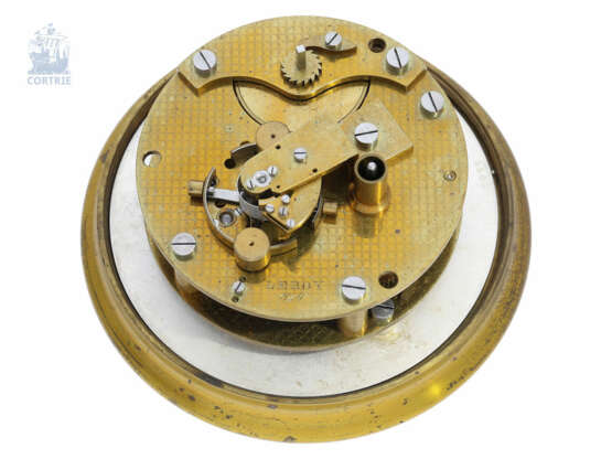 Marinechronometer: exquisites, ganz frühes Le Roy "Depot de la Marine Paris" , Marinechronometer, No.1-142/619, ca.1865 - photo 2