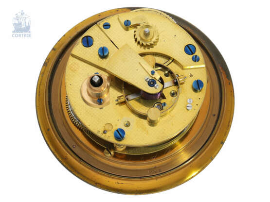 Marinechronometer: feines englisches Marinechronometer, "KELVIN, WHITE & HUTTON, NO. 5584", London ca.1910 - photo 3