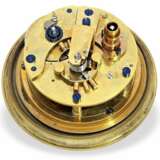 Tischuhr: äußerst seltenes Tischchronometer, Victor Kullberg No.8309, gefertigt für Chronometermacher August Ericsson St. Petersburg No.1467, ca.1910 - Foto 3