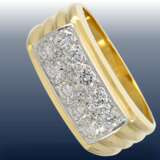 Ring: dekorativer Brillant-Goldschmiedering, ca. 0,6ct - photo 1