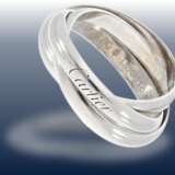 Ring: klassischer und hochwertiger Cartier Trinity-Ring in 18K Weißgold - Foto 1