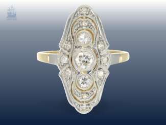 Ring: feiner antiker Diamantring, ca.1920