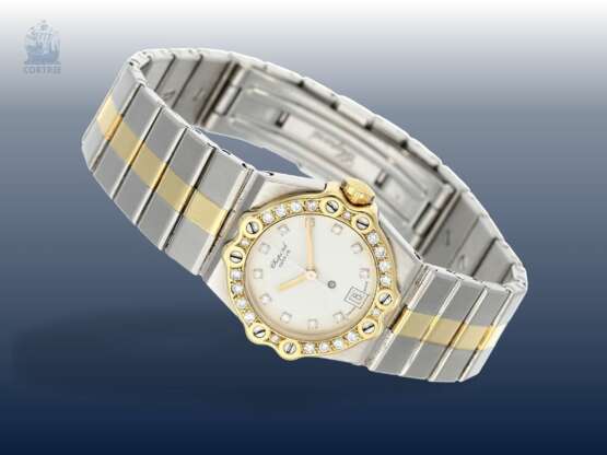 Armbanduhr: luxuriöse Damenuhr mit Brillantbesatz, Chopard "St. Moritz" - Foto 1