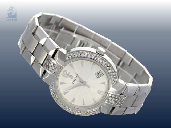Armbanduhr: Herrenuhr der Marke Concord mit reichem Brillantbesatz, ca.2ct - фото 1