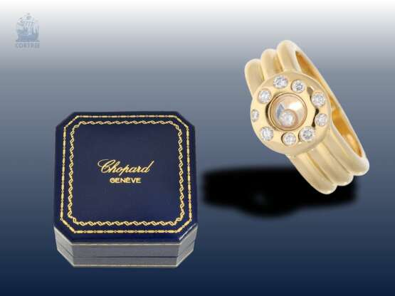 Ring: ehemals sehr teurer vintage Chopard-Ring mit feinen Brillanten, Modell "Happy Diamonds" - фото 1
