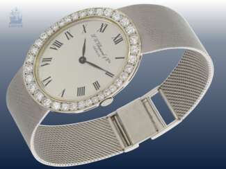Armbanduhr: hochwertige vintage Chopard Damenuhr mit Brillantbesatz