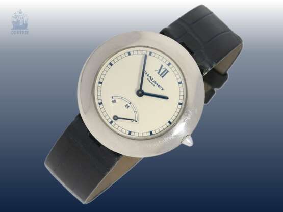 Armbanduhr: elegante, automatische Designer-Uhr "Disco Volante", Chaumet Paris, 18K Weißgold, 90er Jahre - фото 1