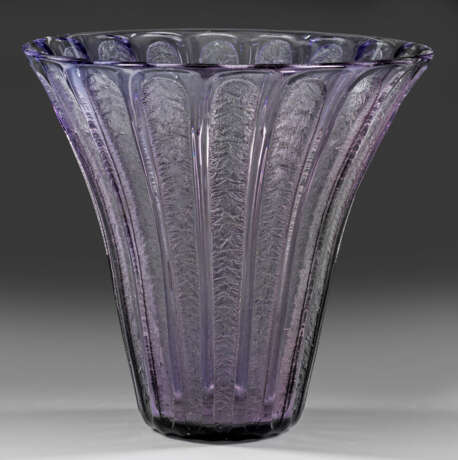 Große Art Déco-Vase von Daum Frères - Foto 1