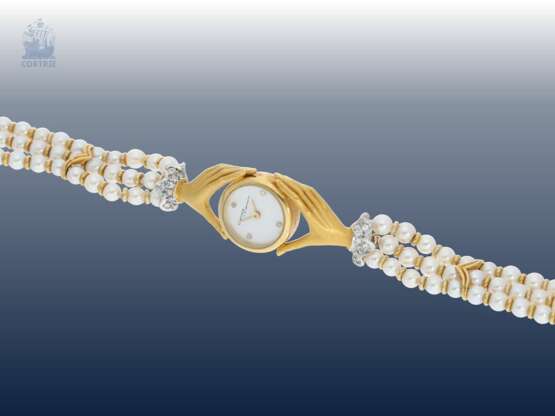 Kette/Armbanduhr/Ring: erlesener Diamantschmuck aus dem Hause Carrera y Carrera, Goldschmiedearbeit aus 18K Gelbgold - photo 2