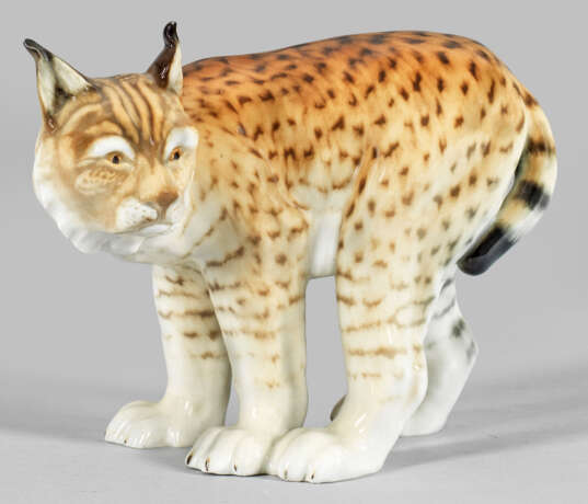 Jugendstil-Tierfigur "Junger Luchs" - photo 1