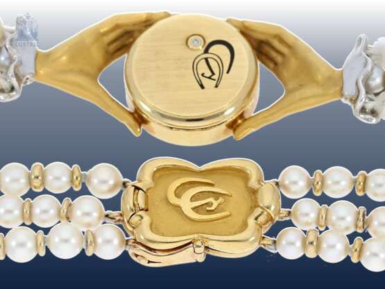 Kette/Armbanduhr/Ring: erlesener Diamantschmuck aus dem Hause Carrera y Carrera, Goldschmiedearbeit aus 18K Gelbgold - Foto 5