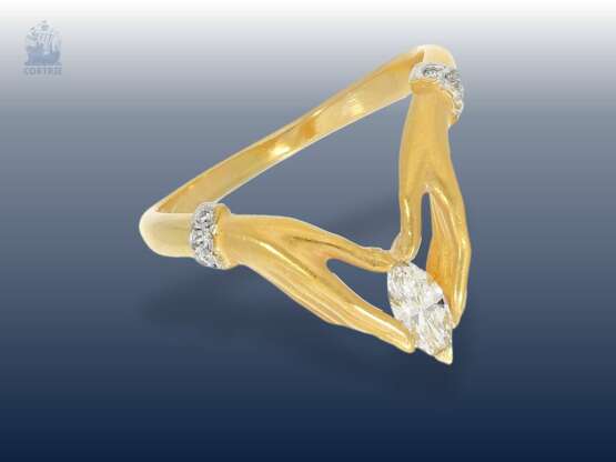 Kette/Armbanduhr/Ring: erlesener Diamantschmuck aus dem Hause Carrera y Carrera, Goldschmiedearbeit aus 18K Gelbgold - photo 6