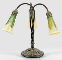Kleine "Pond Lily"-Tischlampe aus den Tiffany Studios