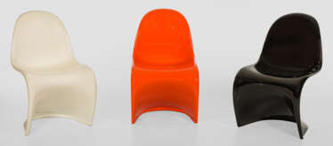 Drei Stühle von Verner Panton