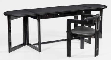 Drop-Leaf-Desk und Pamplona-Stuhl von Augusto Savini