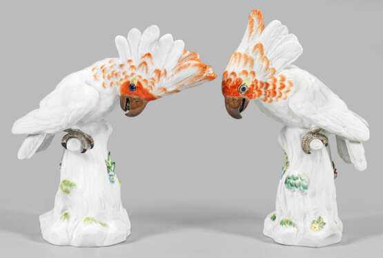 Paar Kakadu-Figuren als Gegenstücke - фото 1