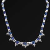 Glamouröses Juwelen-Collier mit Ceylon-Saphiren - фото 1