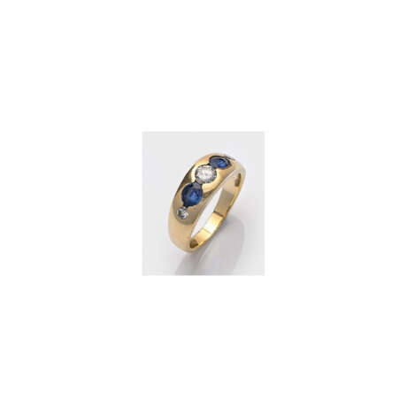 Saphir-Diamant-Bandring - Foto 1