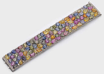 Extravagantes Multicolor-Manschetten-Armband