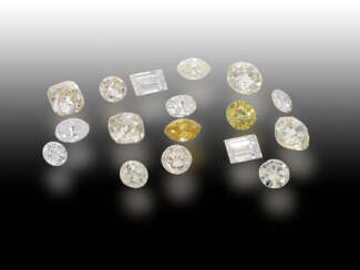 Brillant/Diamant: Konvolut hochwertiger Diamanten/Brillanten von zusammen 5,26ct