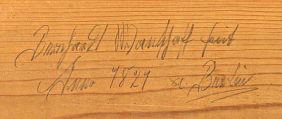 Museale signierte Berliner Biedermeier-Schreibkommode - photo 2