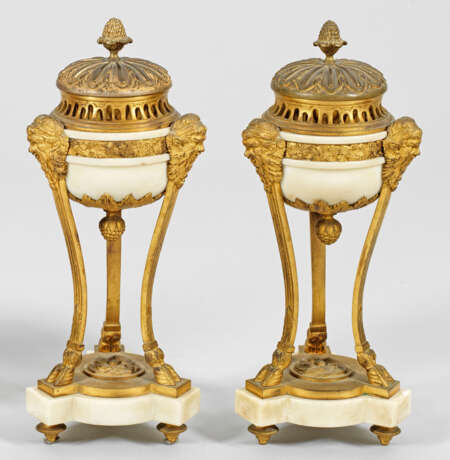Paar Brûle-Parfum im Louis XVI-Stil - photo 1