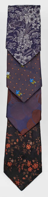 Vier Vintage-Krawatten von KENZO - Foto 1