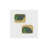 Paar Boulder-Opal-Ohrringe von A. Reske - photo 1