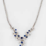 Saphir-Diamant-Collier - Foto 1