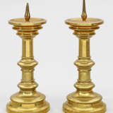 Paar barocke Bronzeleuchter - фото 1