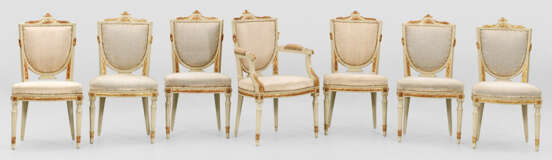 Louis XVI-Stuhlgruppe - Foto 1
