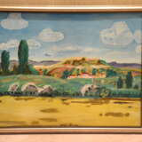 “Оазис в пустыне” Canvas Oil paint Impressionist Landscape painting 2011 - photo 1