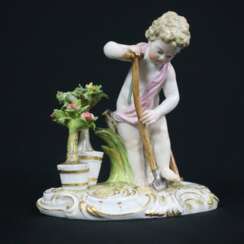 Allegorie" Die Erde" - Meissen, Knaufzeit, Porzellan, polychrom