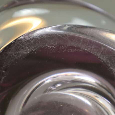 Kristallschale - Val St. Lambert, dickwandiges schweres Glas, i - фото 7
