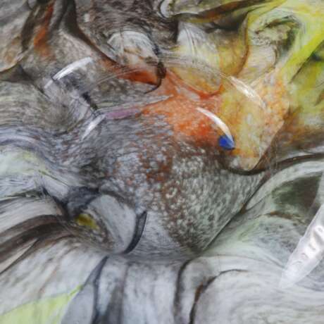 Übergroße Zierschale - Murano, Italien, 20. Jh., farbloses Glas - photo 3