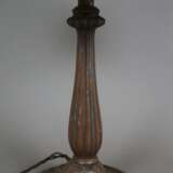 Jugendstil-Tischlampe - Frankreich um 1900, Metallgestell, verk - фото 2