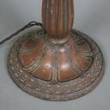 Jugendstil-Tischlampe - Frankreich um 1900, Metallgestell, verk - Foto 3