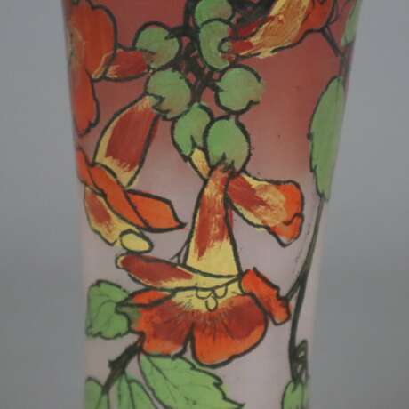 Jugendstil-Vase - Frankreich, Anfang 20. Jh., Glas, balusterför - photo 4