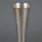 Solifleur-Vase - Wilkens, 835er Silber, Stand mit Perlstabrelie - Foto 2