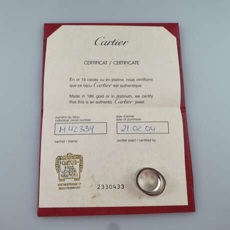 CARTIER-Ring «Paris Nouvelle Vague» - Weißgold 750/000 (18 K), - фото 7