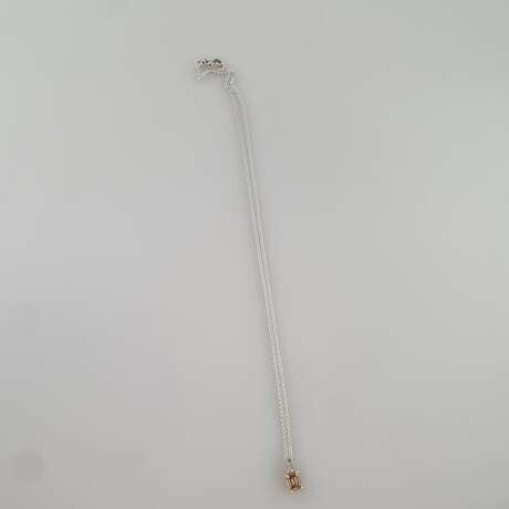 Diamantanhänger von über 1 ½ Karat an zarter Kette - Weiß-/ Gel - photo 6