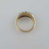 Diamantring - Gelbgold 585/000 (14 K), gestempelt, Ringkopf bes - photo 5