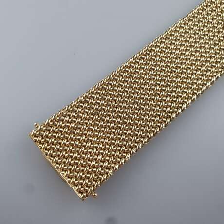 Manschettenarmband - Gelbgold 585/000 (14K), gestempelt, breite - Foto 2